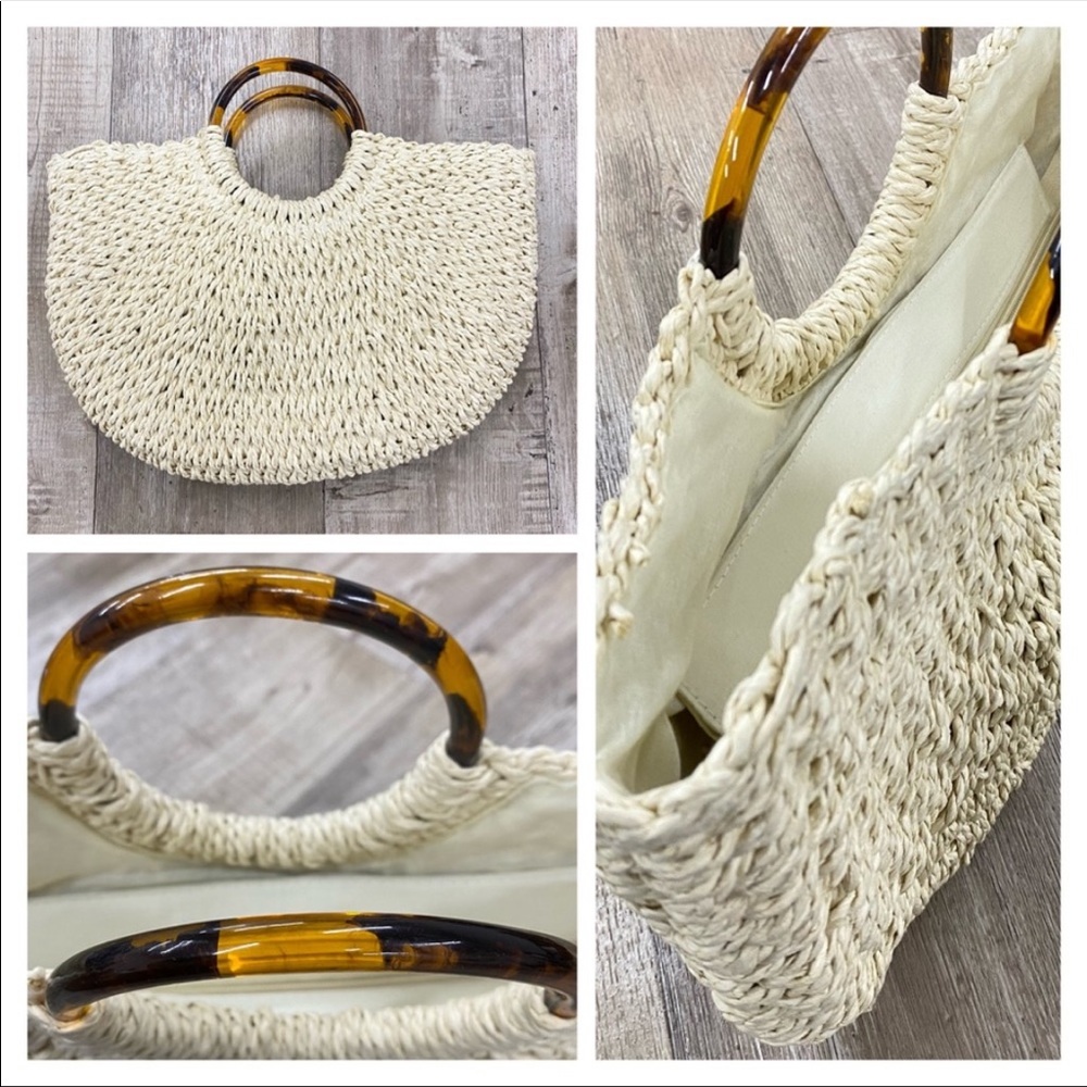 NEW LISTING! Woven Straw Fashion Bag